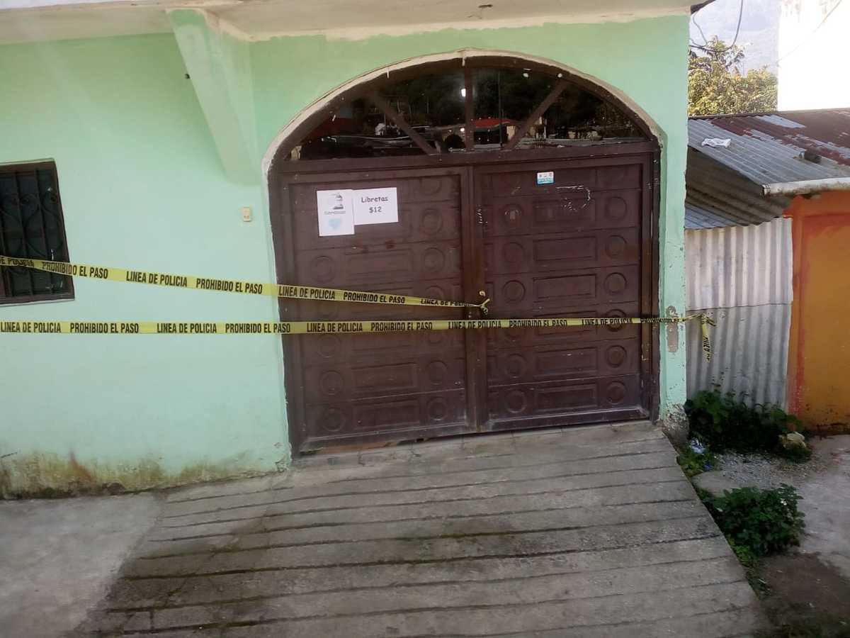El inmueble fue asegurado por elementos de la Fiscalía de Chiapas. (Especial)