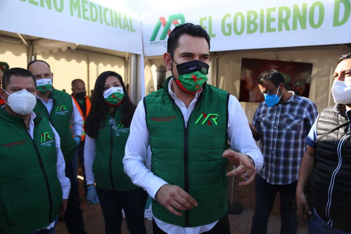 Israel Félix, presidente municipal de Mineral de la Reforma. (Jorge Sánchez)