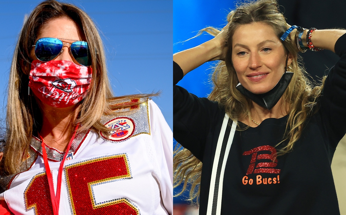 Randi Mahomes y Gisele Bundchen (AFP)