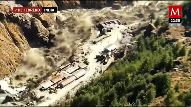 Al menos 18 muertos y 200 desaparecidos en India tras avalancha en el Himalaya
