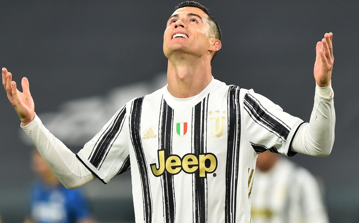 Cristiano Ronaldo, en el partido de la Juventus vs Inter de Milan (Reuters)