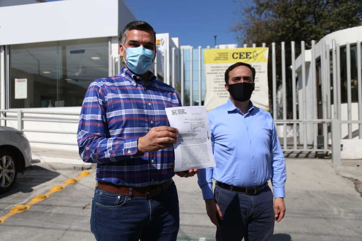 PAN NL acusa al PRI de actos anticipados de campaña. Foto: Jorge López