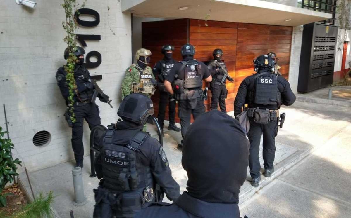 Policía de CdMx y Ejército decomisan 60 kilos de cocaína en inmueble de la Narvarte