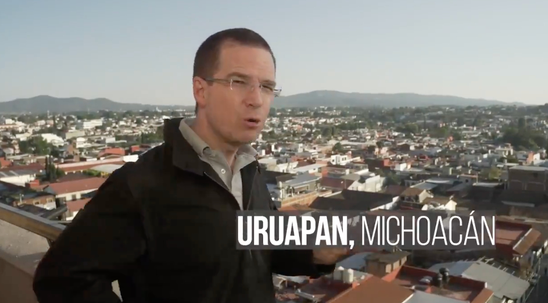 Ricardo Anaya visita Uruapan, Michoacán.