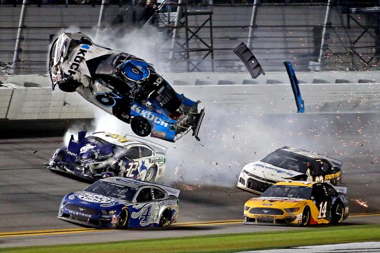 Ryan Newman sufrió un fuerte accidente en Daytona 500 en 2020 (Reuters)