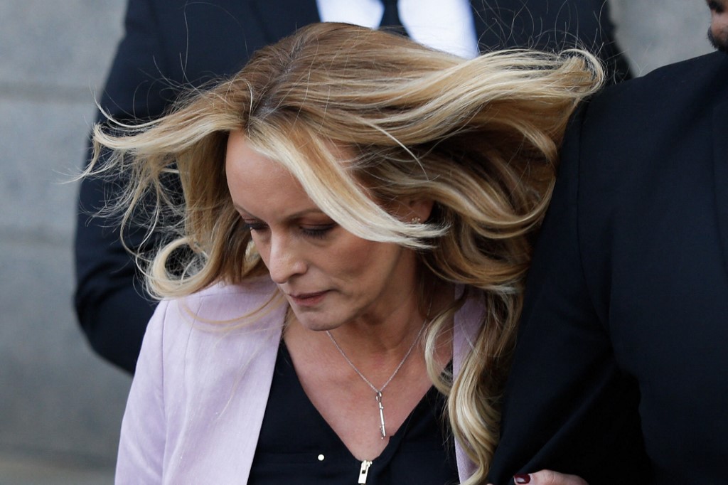 Stormy Daniels escribió un libro en el que contó su relación con Donald Trump. | AFP