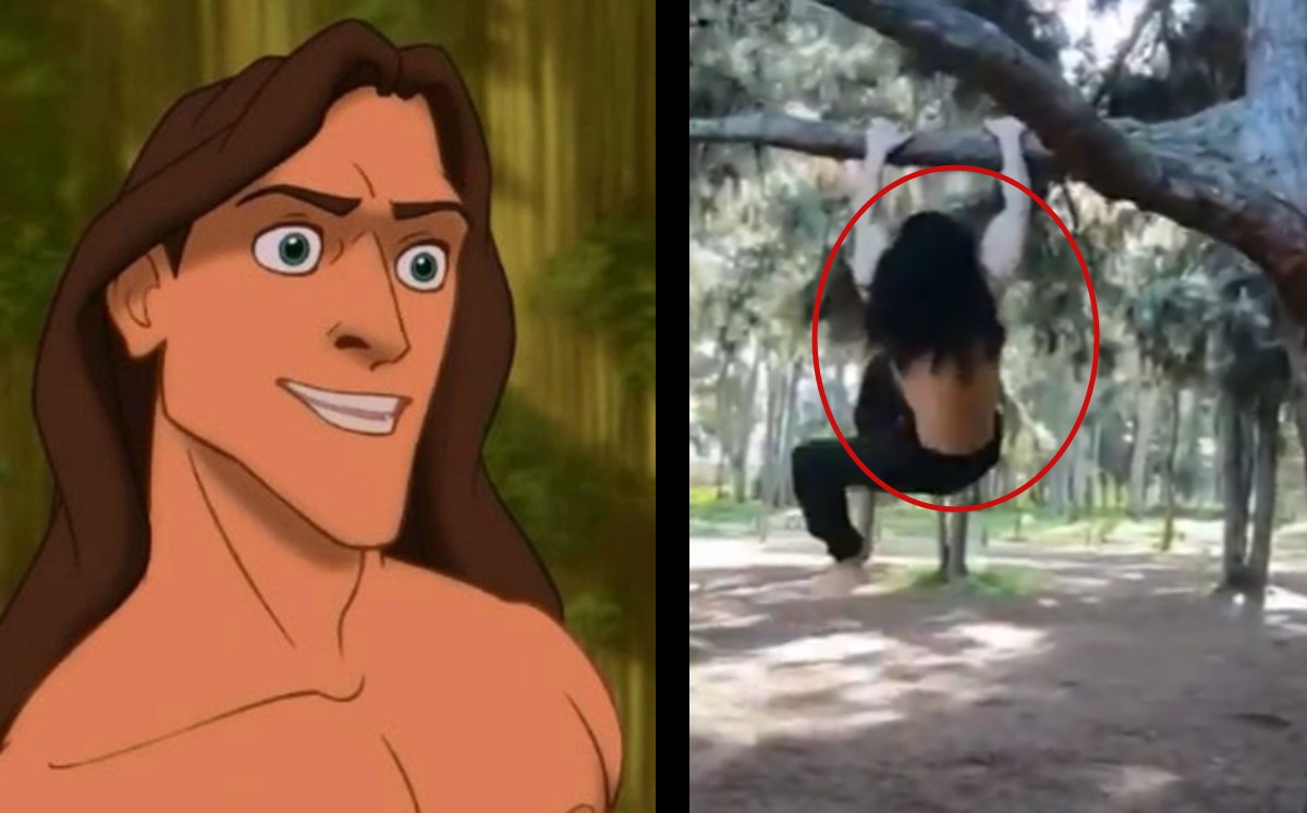Este especialista en parkour extremo se "transforma" en el Tarzán de la vida real en un bosque de Marruecos. (Especial)