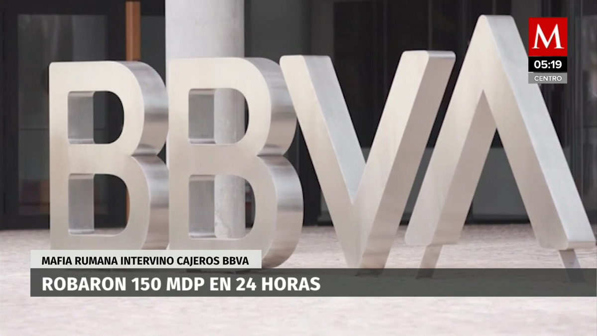 Mafia rumana robó en un día 150 mdp a BBVA