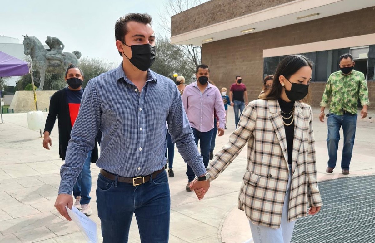 Manuel Guerra Cavazos se registró como aspiranta a la alcaldía de García. Foto: Especial.