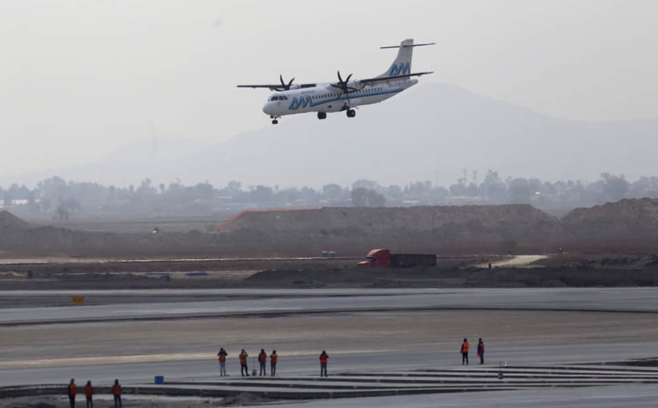 El vuelo inaugural, que partió del AICM, duró aproximada de 15 de minutos. | Araceli López