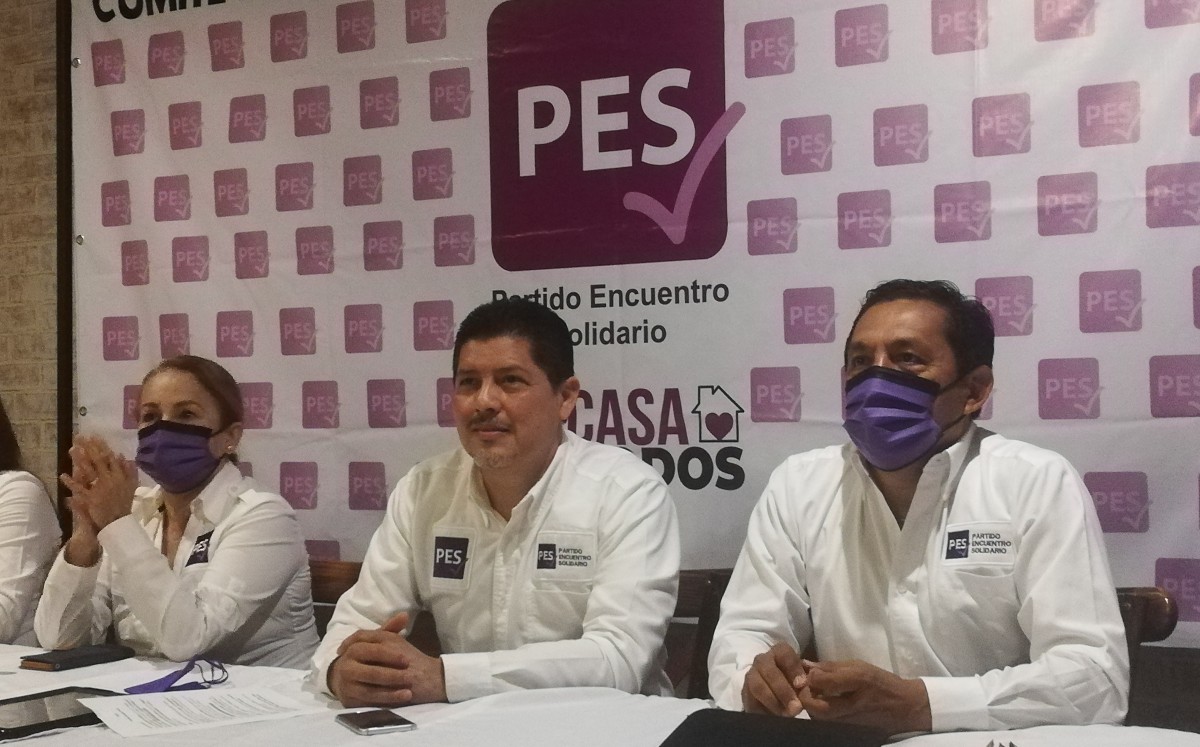 Armando Jaramillo Luna, presidente del Partido Encuentro Solidario (PES) en Ciudad Madero. (Antonio Campos)
