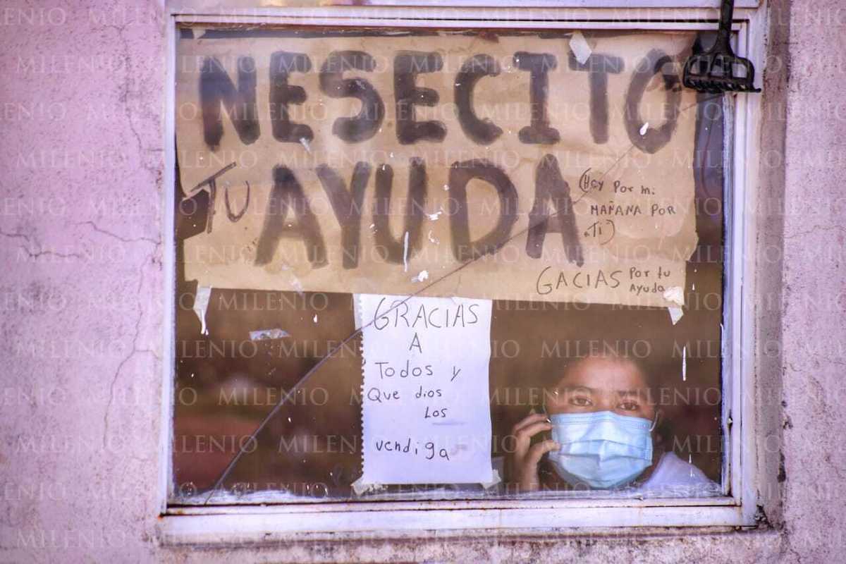 La familia Rosete Guzmán vive aislada tras haberse infectado del nuevo coronavirus. (Andrés Lobato)