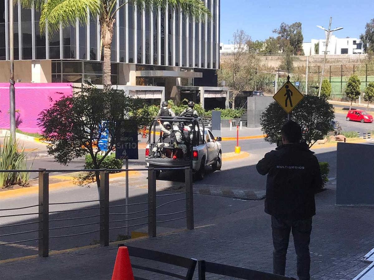 La Guardia Nacional patrulla la zona done fue la balacera (Elsa Martha Gutiérrez)