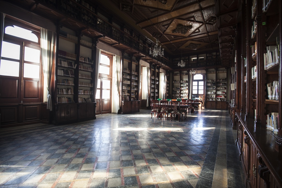 Interior del Edificio Arroniz, sede de la Secretaría de Cultura de Jalisco. (CORTESÍA)
