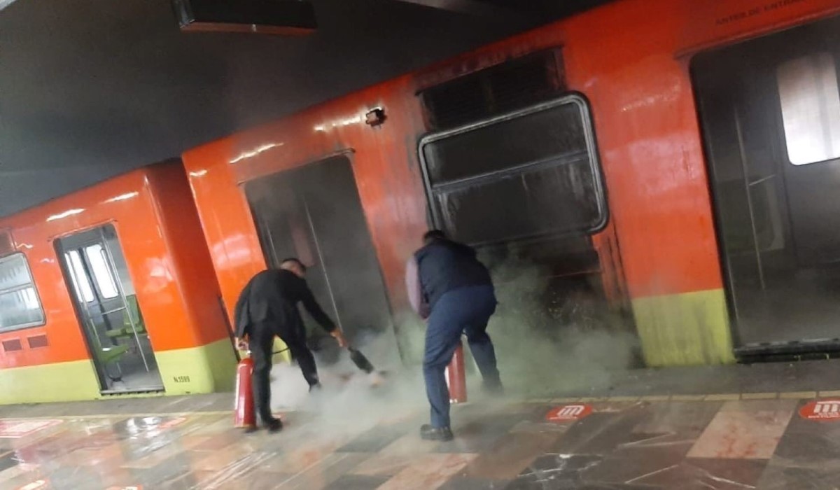 El tren que se incendió en Indios Verdes está en buenas condiciones para operar. | Cuartoscuro