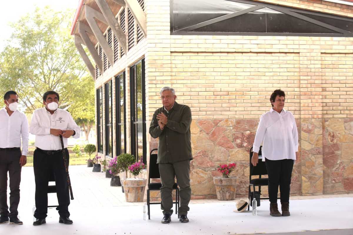 Amlo y Barbosa en Zinacantepec. (Juan Carlos Bautista)