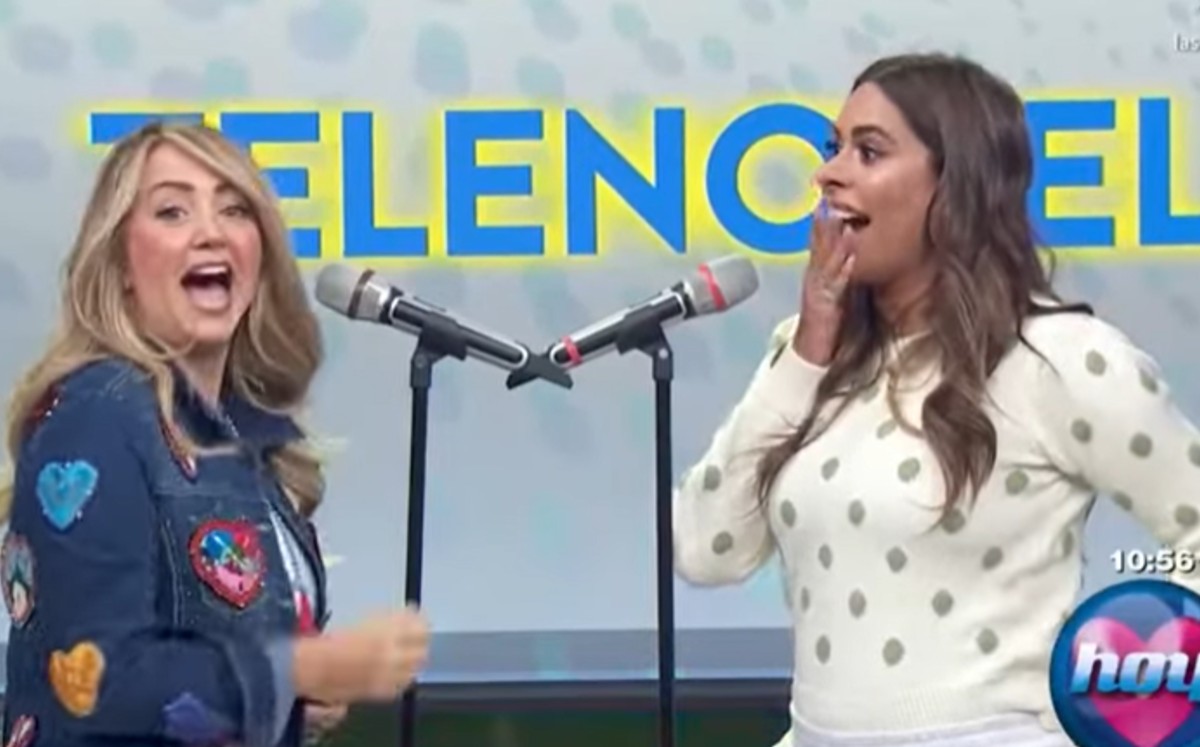 Andrea Legarreta comete error en programa Hoy; lanza grosería al aire. (Captura)