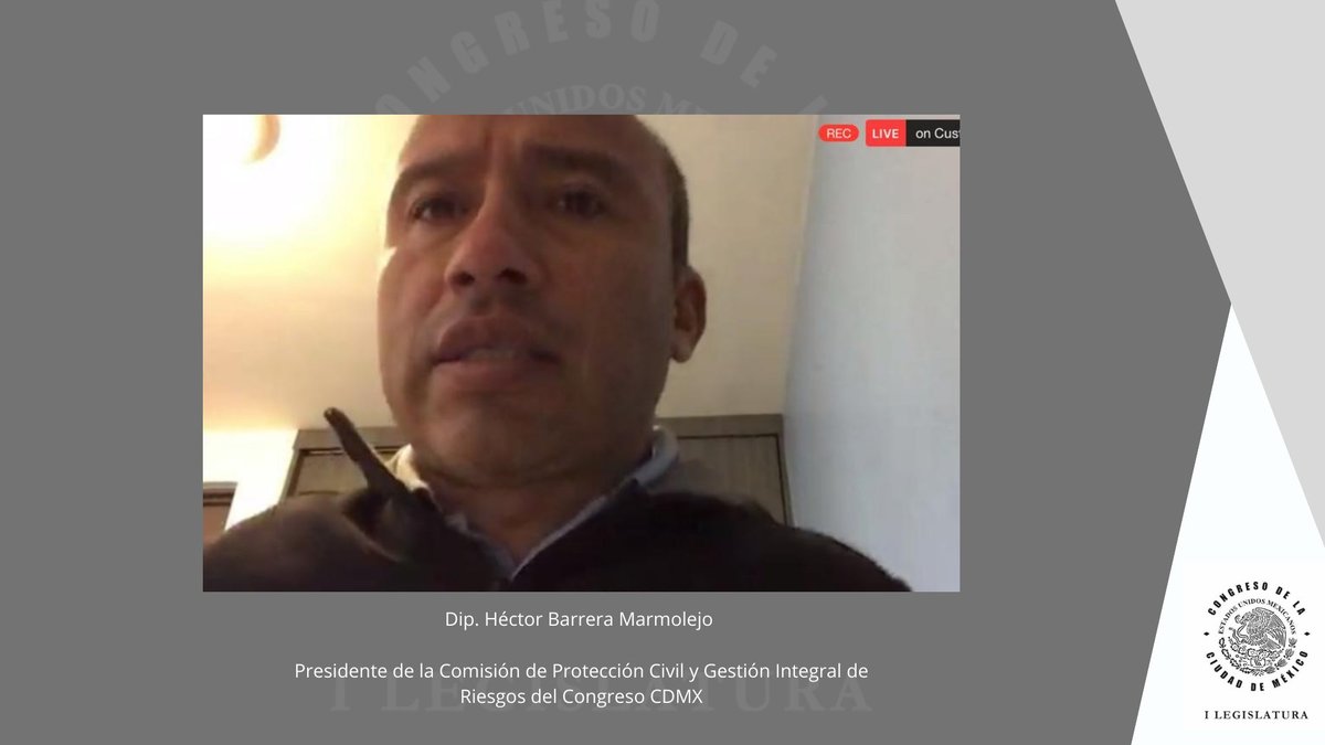 Diputado Héctor Barrera Marmolejo | @Congreso_CdMex