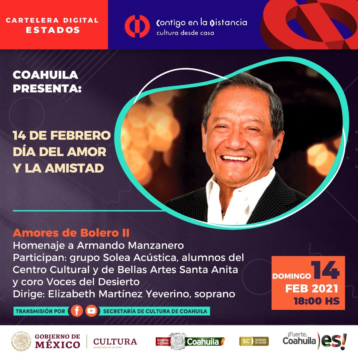 Las letras románticas del compositor mexicano Armando Manzanero. (Cortesía)