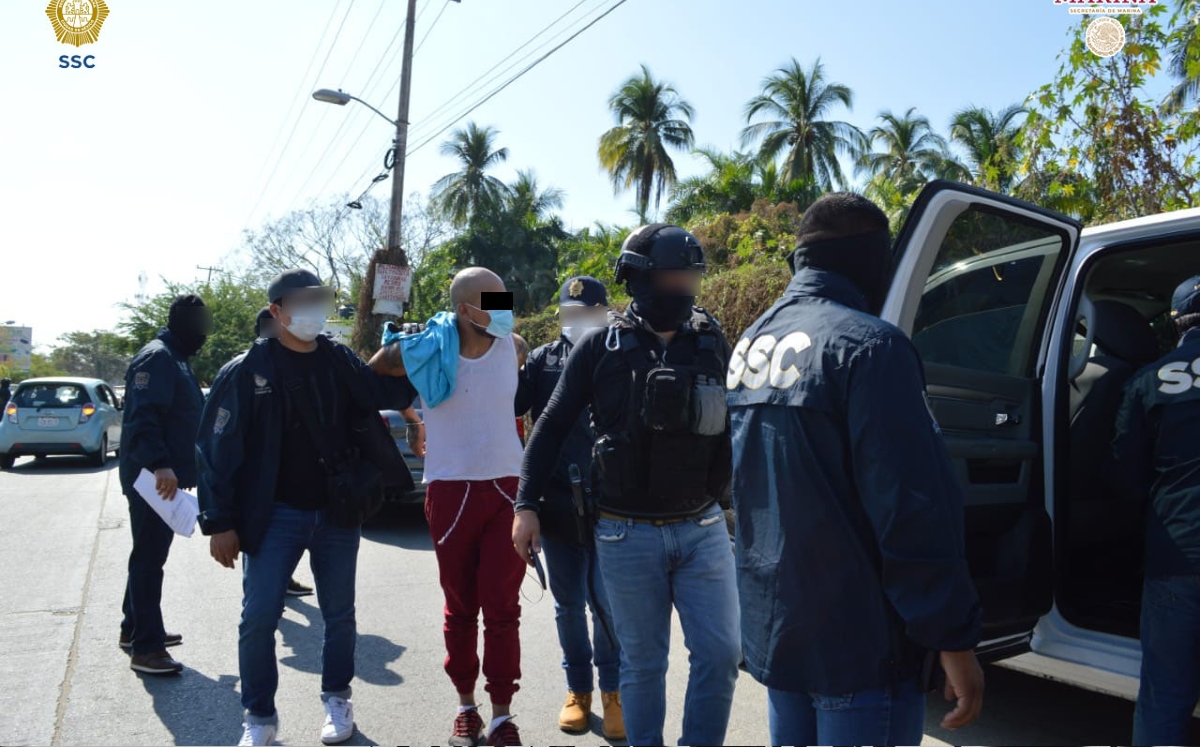 Los presuntos criminales fueron detenidos en Acapulco, Guerrero. (SSC)