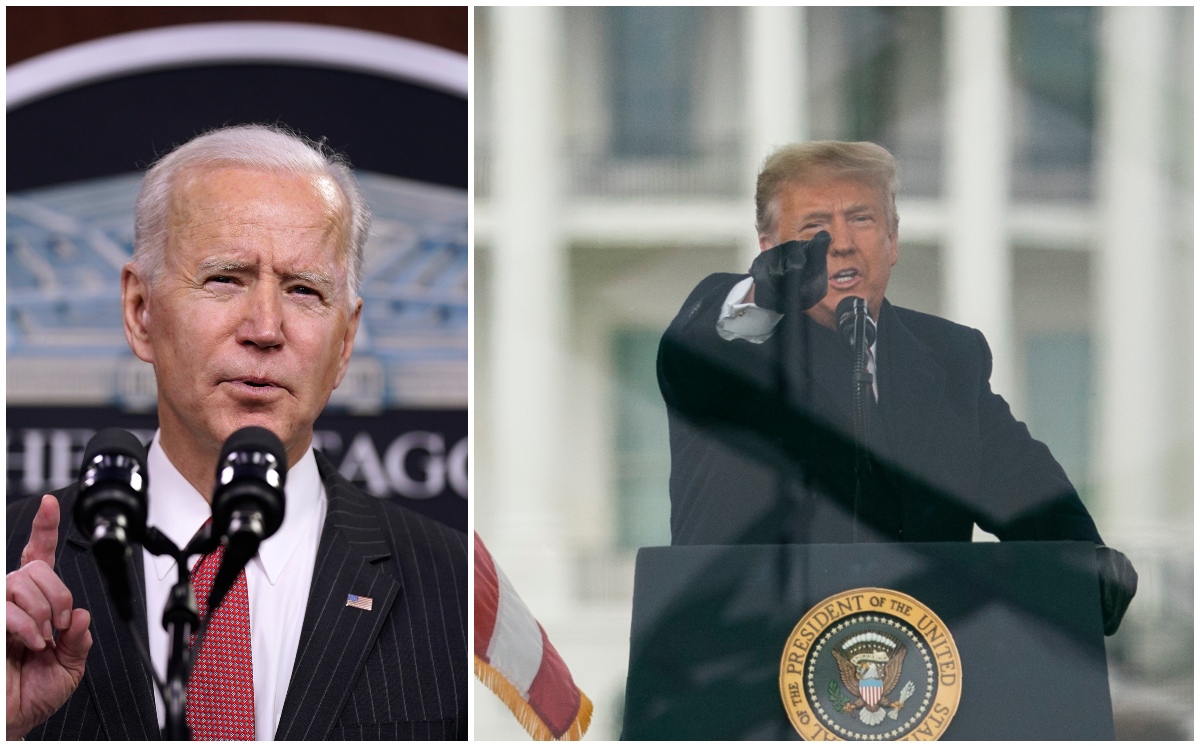 Biden lamentó que aún la democracia de Estados Unidos es frágil tras la absolución de Trump. (AP)