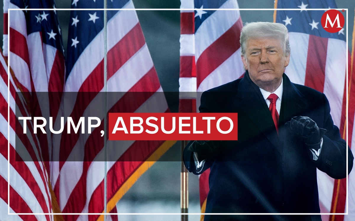 El ex presidente de Estados Unidos volvió a ser absuelto en un juicio político. (Ilustración / AFP)
