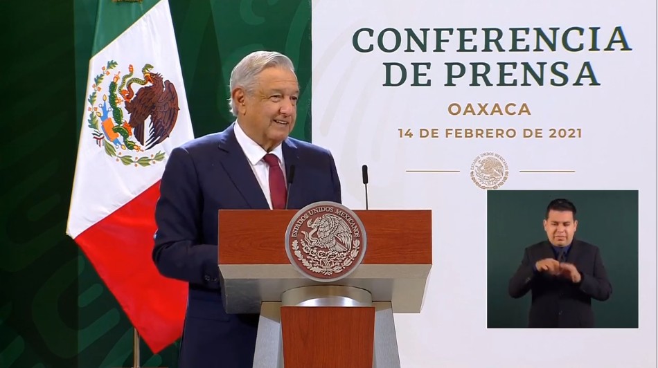 AMLO, conferencia de prensa 14 de Febrero de 2021