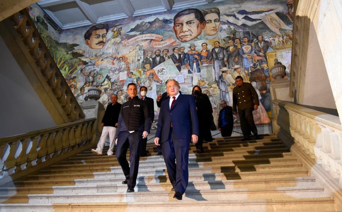 López Obrador se encuentra en Oaxaca en una gira de trabajo por el estado. | Cortesía