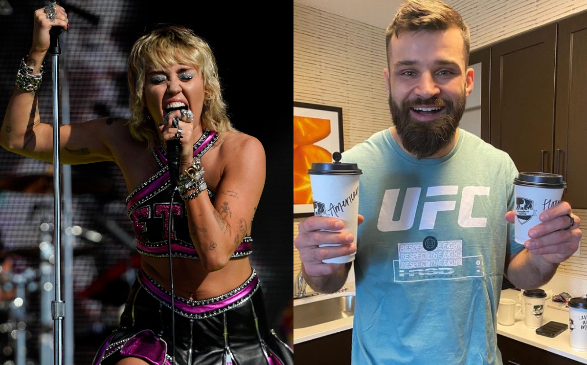 Miley Cyrus y Julián Márquez (Reuters / Instagram @jmarquezmma)