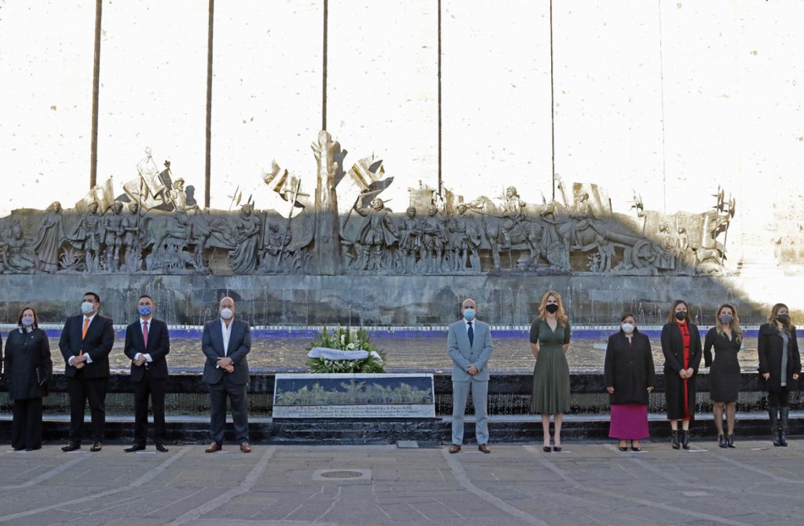 Sesión soléenme por el 479 aniversario de Guadalajara. (Cortesía)