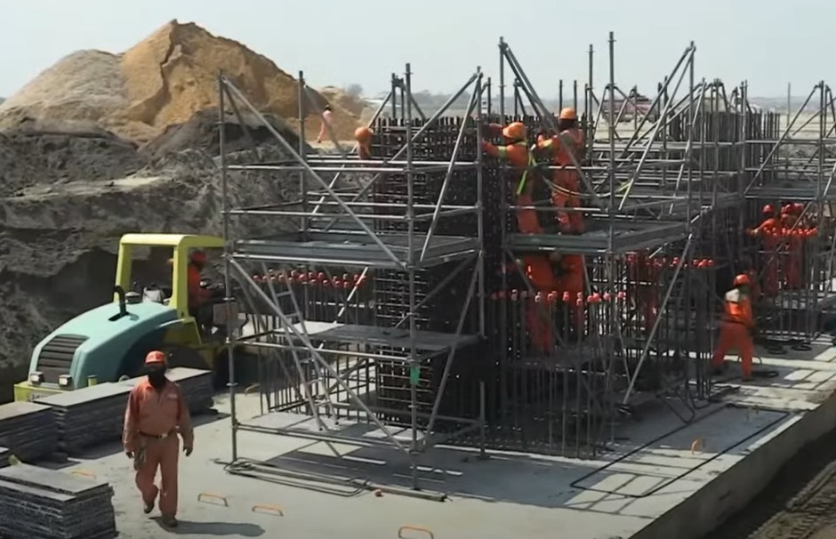 Avances en la construcción de la refinería de Dos Bocas en Paraíso, Tabasco. (Especial)