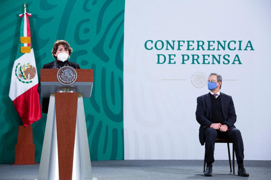 Delfina Gómez y Esteban Moctezuma.