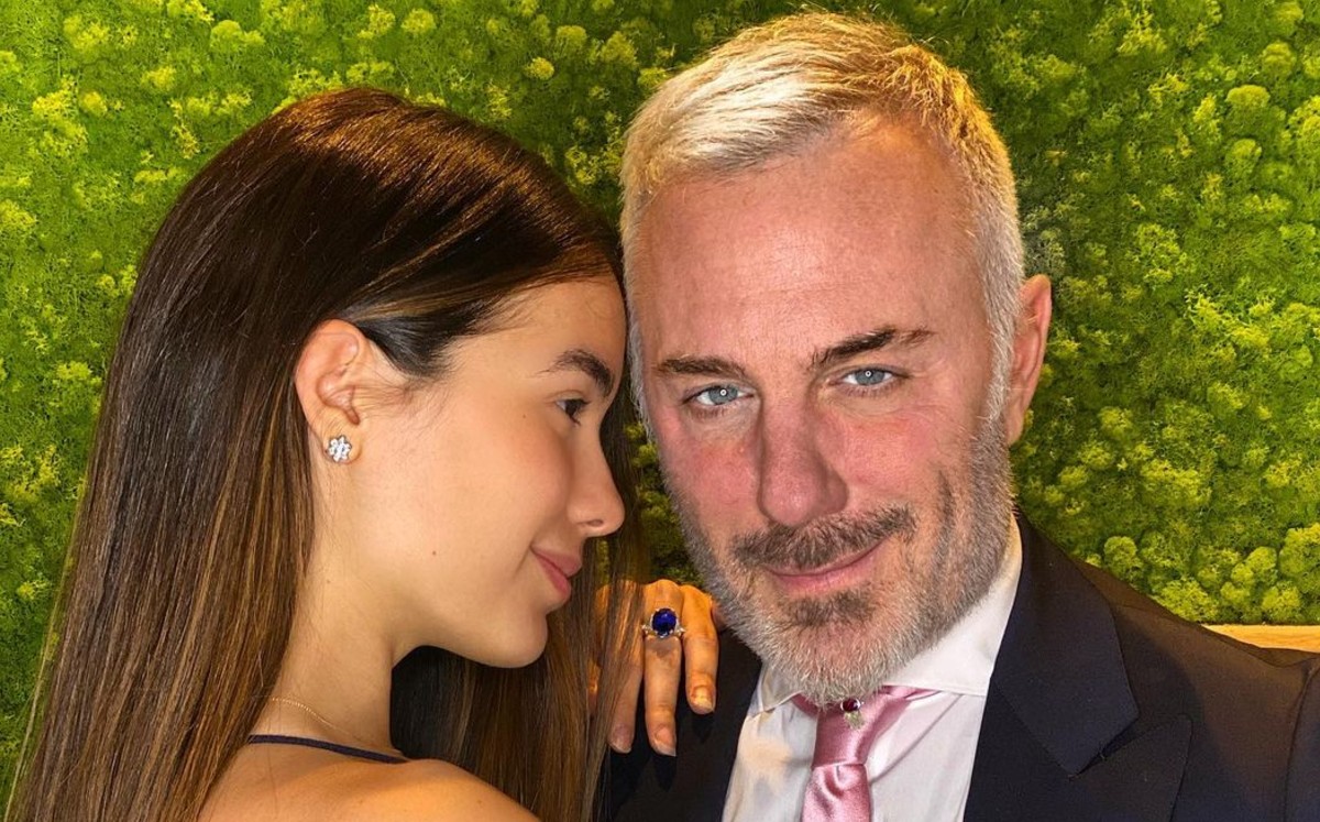 Gianluca Vacchi regala a Sharon Fonseca un Lamborghini (Instagram).