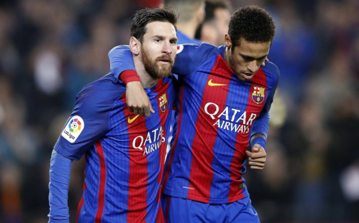 Lionel Messi y Neymar (EFE)
