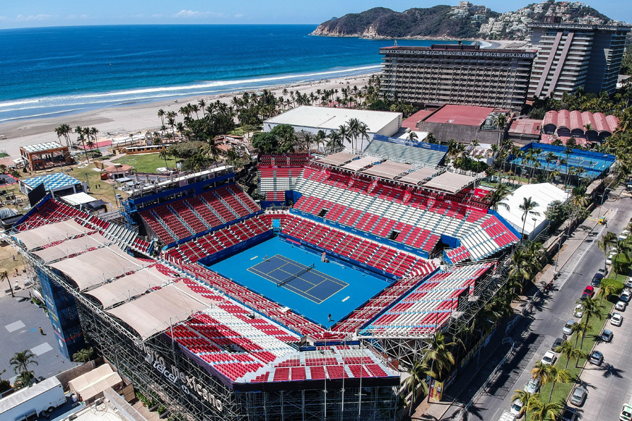 Abierto Mexicano de Tenis se jugará del del 15 al 20 de marzo en Acapulco.