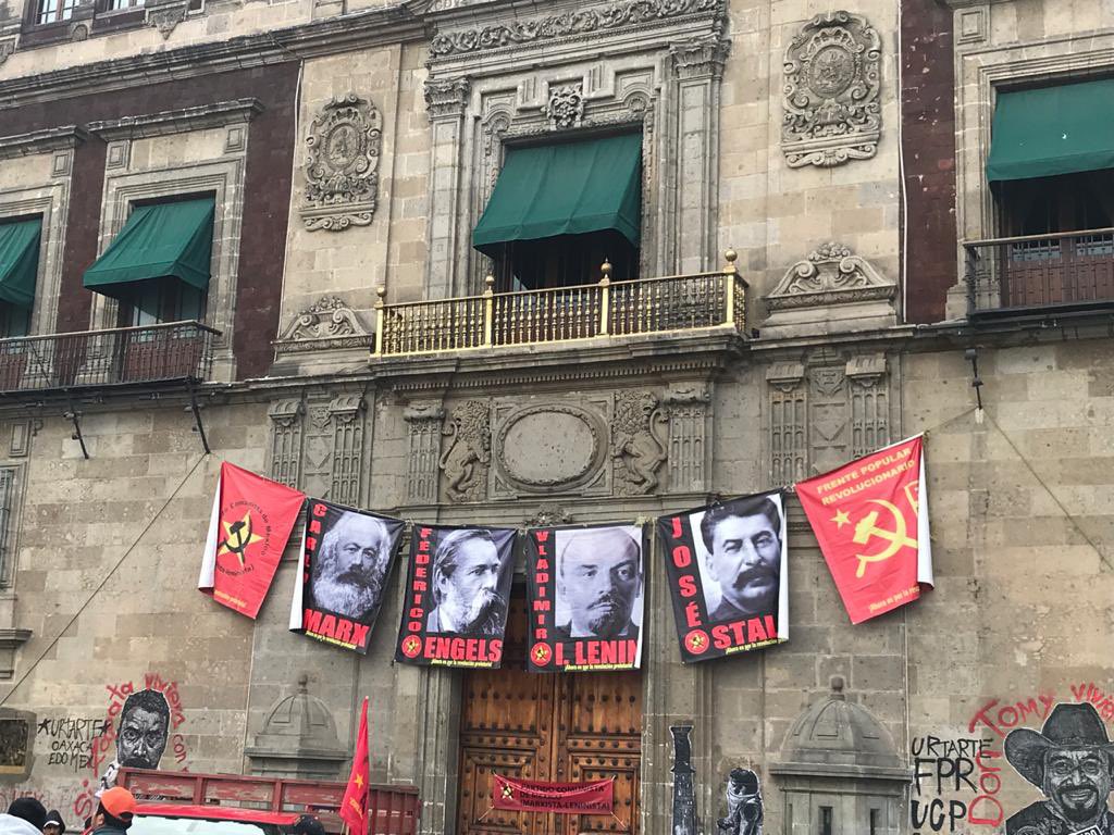 Así luce el Palacio Nacional luego de las pintas | Especial