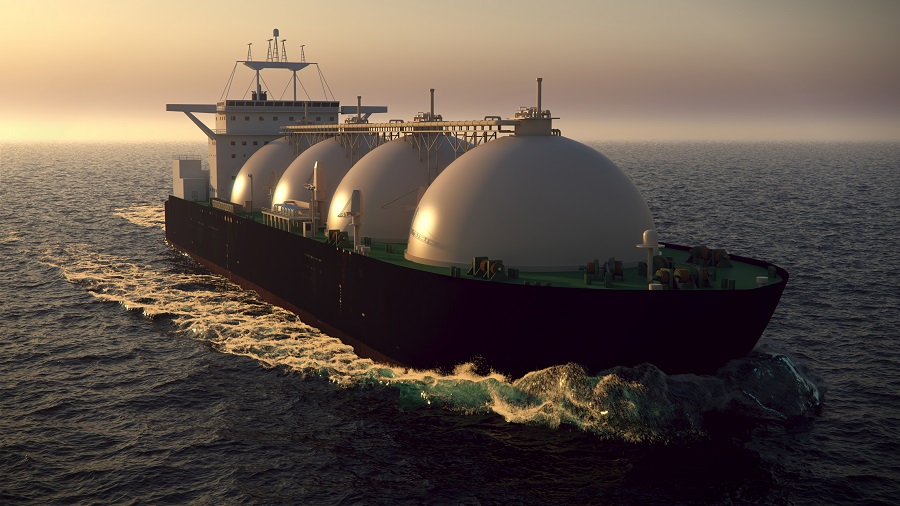 Los buques son otra vía para la transportación de gas natural. (Shutterstock)