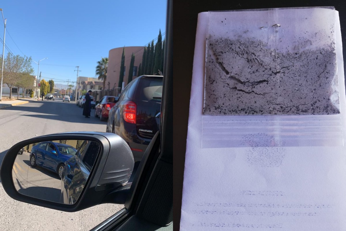 Con caravanas se vivió este día el miércoles de ceniza en la Diócesis de Saltillo. (Especial)