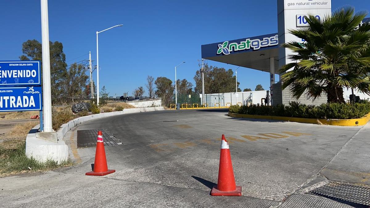 En la estación de carga ubicada sobre la carretera Querétaro-Celaya no hay servicio.