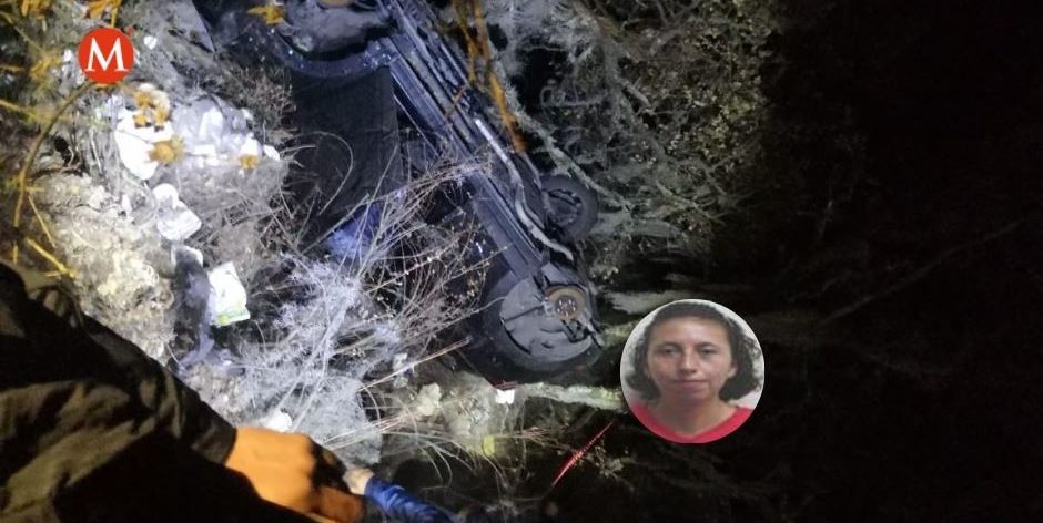 Identifican a profesora desaparecida con cuerpo hallado en barranco en Mineral del Chico. (Milenio Digital)