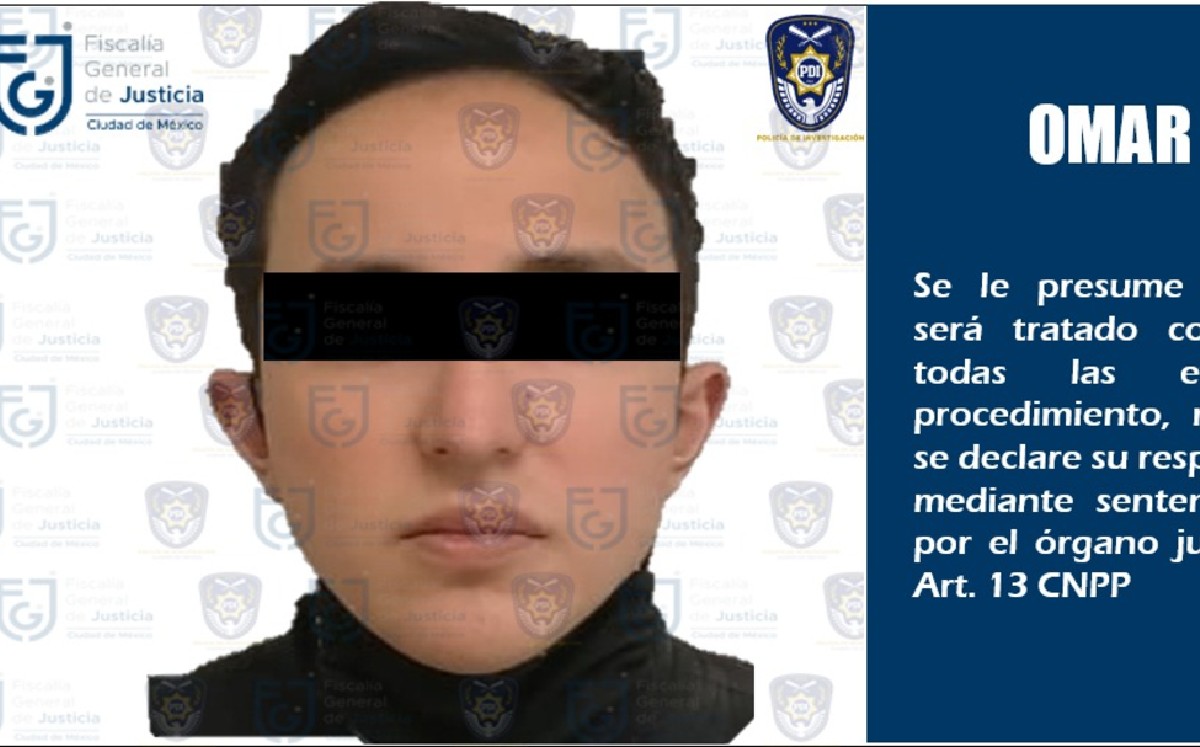 Omar "N" también enfrenta cargos de narcomenudeo y portación de armas de uso exclusivo del Ejército. (FGJ-CdMx)