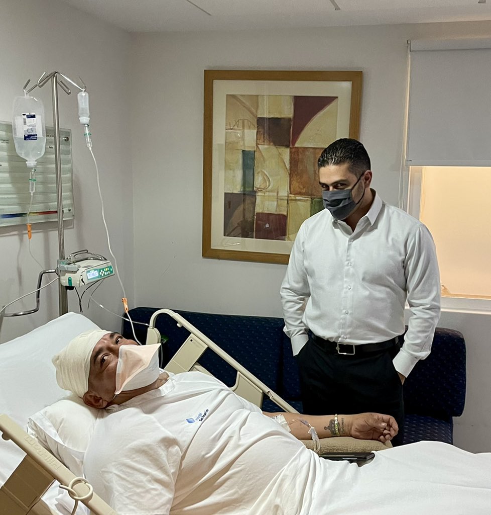 Omar García Harfuch, jefe de la policía, reconoció la labor del elemento. @OHarfuch