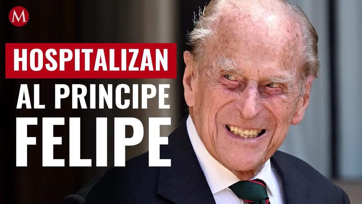 Por precaución, hospitalizan al príncipe Felipe, esposo de la reina Isabel II