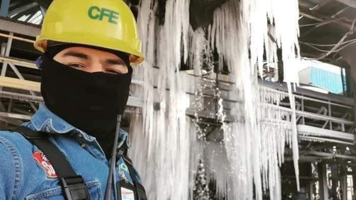 Termoeléctrica en Nava, Coahuila opera bajo el hielo