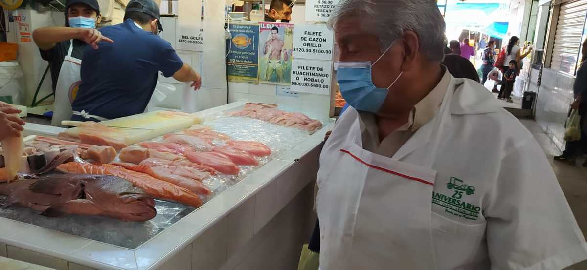 Tranquilas las ventas de pescado en inicio de Cuaresma