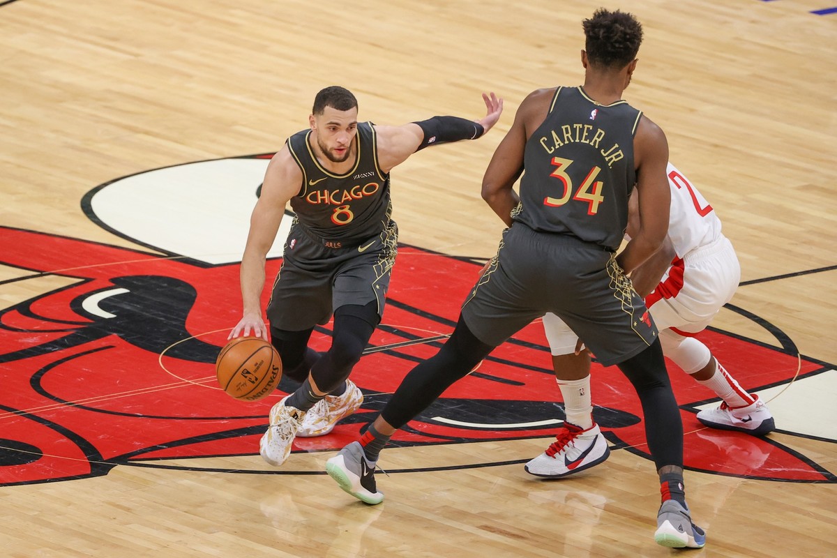 Zach LaVine es la actual figura de los Bulls, pero poco ha podido hacer para tener al equipo competitivo (Reuters)