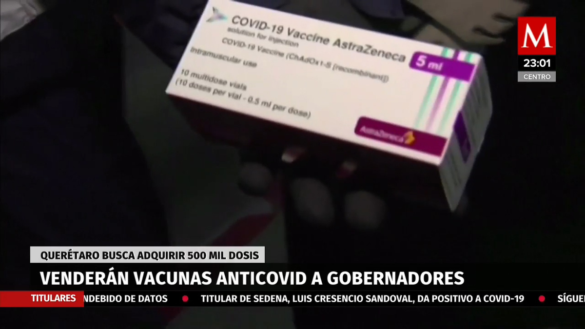 AstraZeneca venderá vacunas a gobernadores si compran 20 millones: Francisco Domínguez