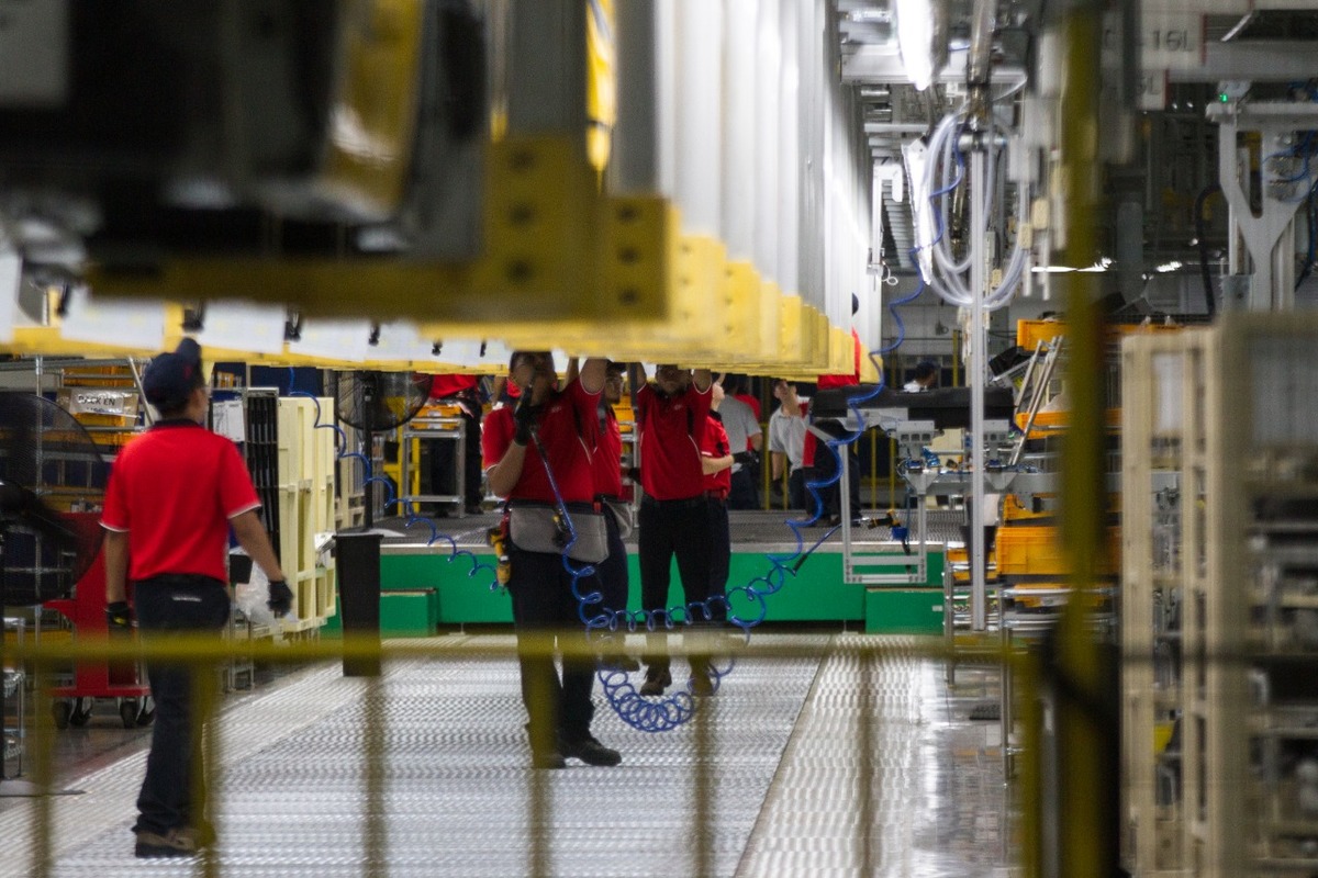 Industria manufacturera en Nuevo León. Foto: Roberto Alanís.