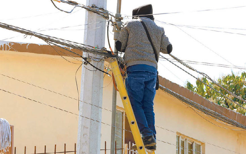 La onda gélida dejó sin electricidad a gran parte del norte y noreste del país. (Raúl Palacios)
