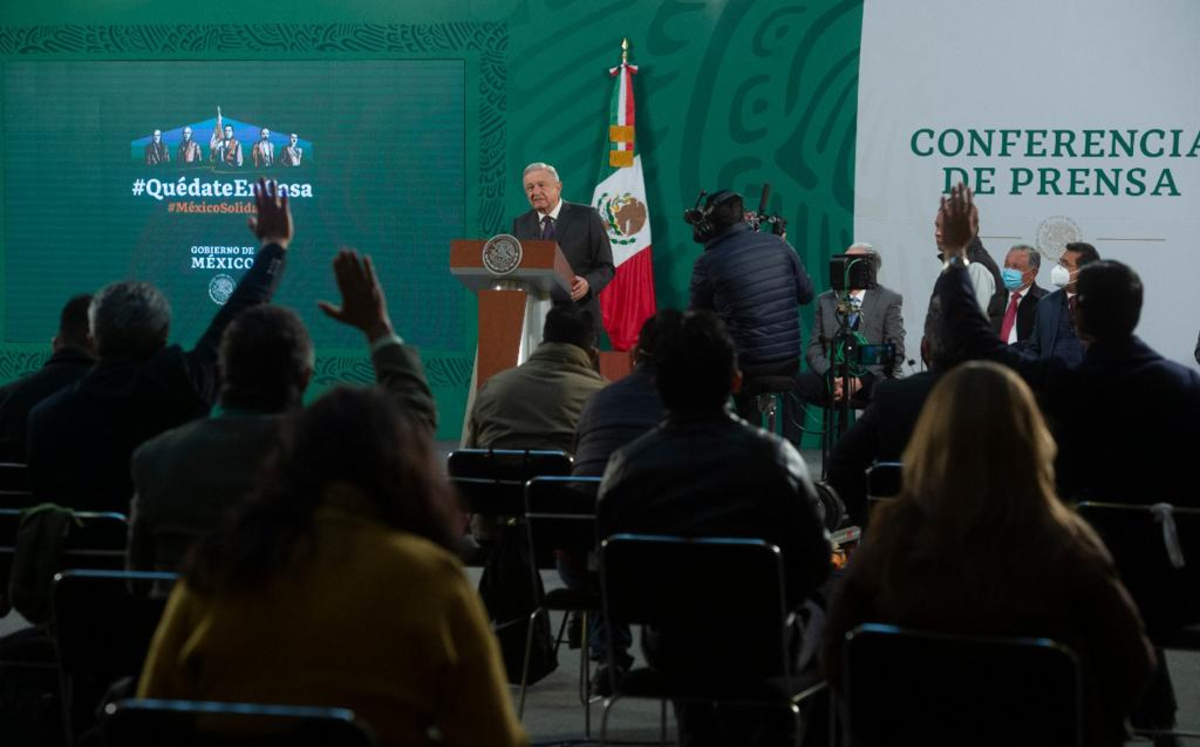 El Presidente celebró el fallo del Tribunal para permitirle hablar sobre las elecciones en sus conferencias. (Cortesía)